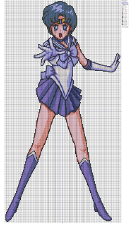 Фенечка Сейлор Мун схема