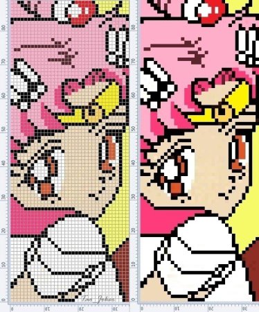 Вышивание крестиком Сейлор Мун