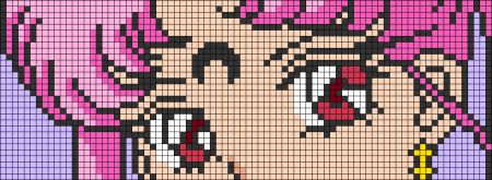 Вышивка крестом Сейлор Марс