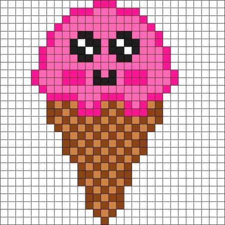 Мороженое по клеткам