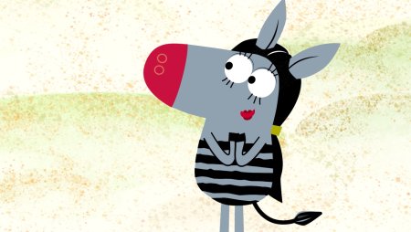 Зебра в клеточку герои мультфильма