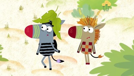 Крокодил Гоша из мультика Зебра в клеточку