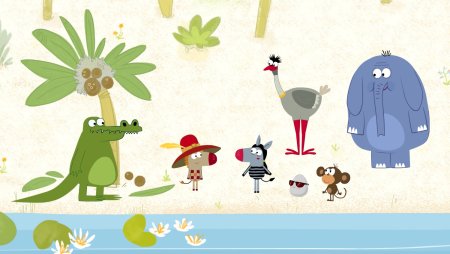 Зебра в клеточку персонажи