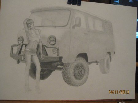 УАЗ Буханка набросок