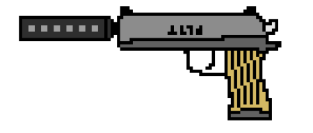 Пистолет по пикселям