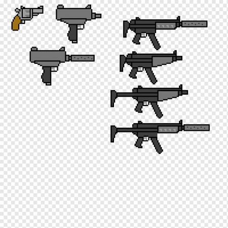 Пиксельный пистолет