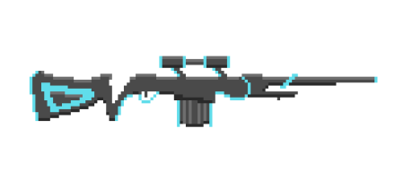 Снайперская винтовка Pixel Art