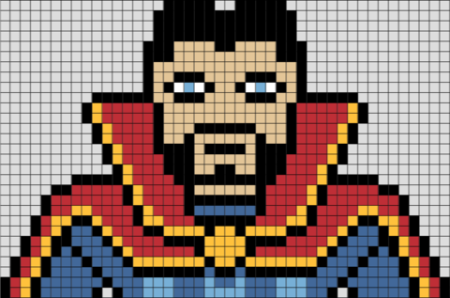 Доктор Стрэндж Pixel Art