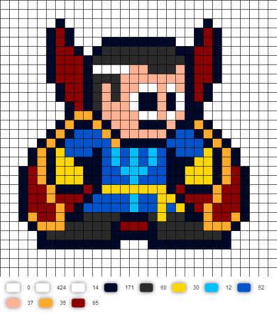 Доктор Стрэндж Pixel Art