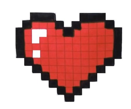 Сердце по клеткам