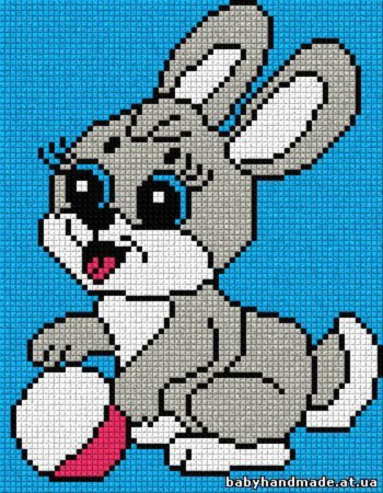 Багз Банни вышивка крестиком