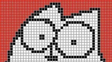 Фенечка кот Саймон схема