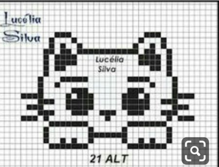 Схема котенка для вязания спицами