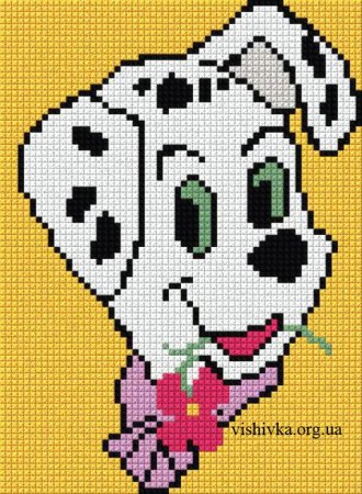 Жаккард щенок далматинец