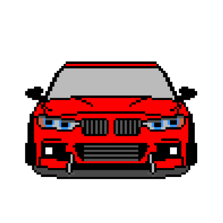 Pixel car Racing BMW e36 1/4