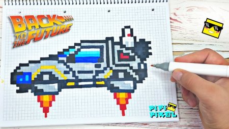 Рисование по клеточкам машинки