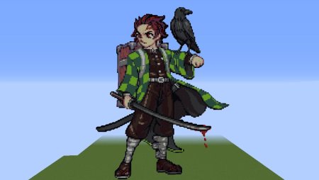 Demon Slayer Pixel Tanjiro
