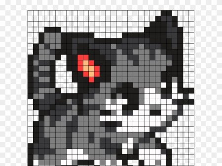 Пиксельный котенок