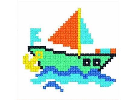 Корабль по клеточкам