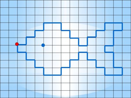 Графический диктант сердце