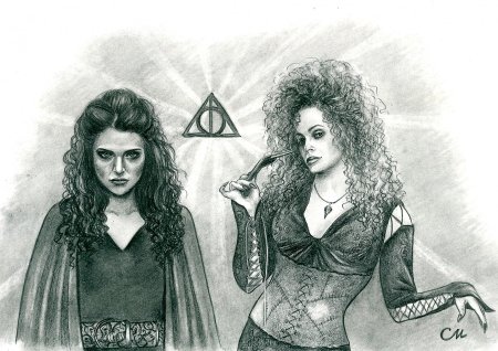 Беллатриса Лестрейндж в молодости в школе арт