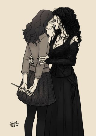 Беллатриса Лестрейндж тату