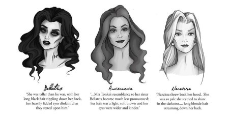 Беллатриса Лестрейндж тату