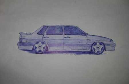 ВАЗ 2109 БПАН рисунок