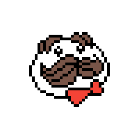 Пиксельный логотип принглс