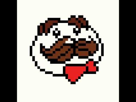 Пиксельный логотип принглс