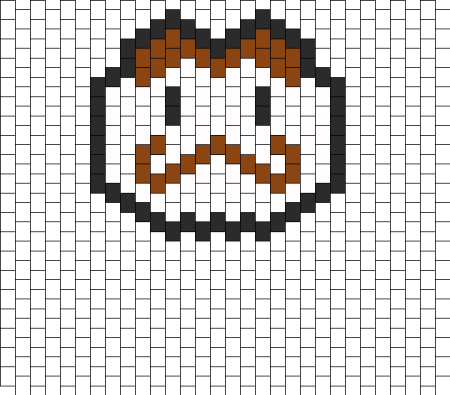 Рисунки по клеточкам принглс