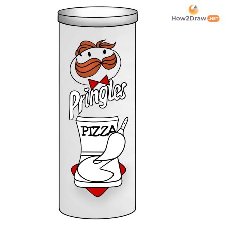 Раскраска чипсы принглс