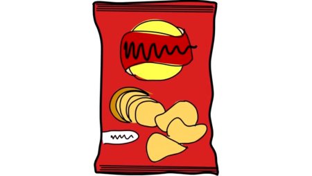 Чипсы карандашом