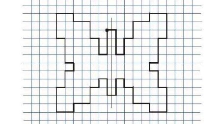 Графический диктант бабочка