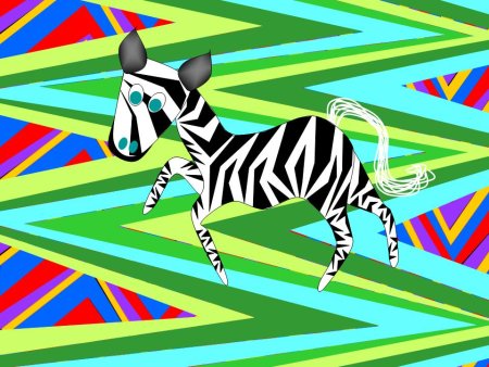 Полосатая Зебра мультфильм