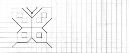 Симметричные фигуры по клеточкам