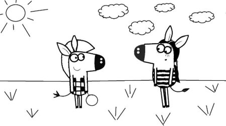 Зебра в клеточку Союзмультфильм