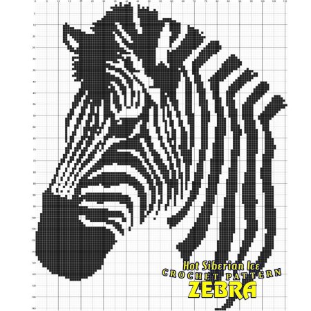 Как нарисовать зебру в клеточку