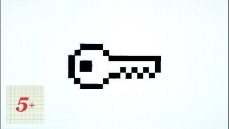 Очки по клеточкам в тетради