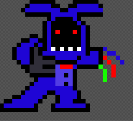 Pixel Art FNAF Бонни