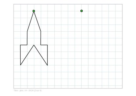 Рисование по клеточкам ракета