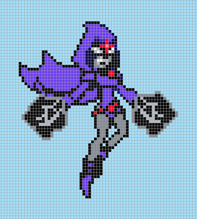 Пиксель арт Рейвен