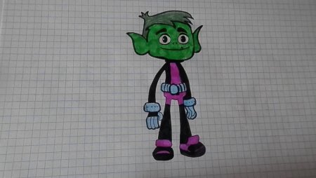 Юные Титаны по клеточкам