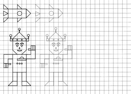 Графический диктант робот