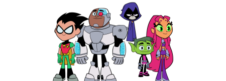 Герои мультфильма юные Титаны вперед