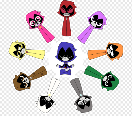 Юные Титаны цвета Рейвен