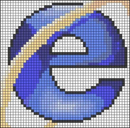 Рисование по клеточкам значки