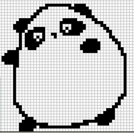 Рисование по клеточкам мемы