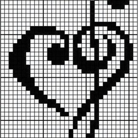 Рисование по клеточкам в тетради черно белые