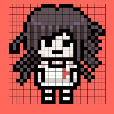 Пиксельная Данганронпа Микан